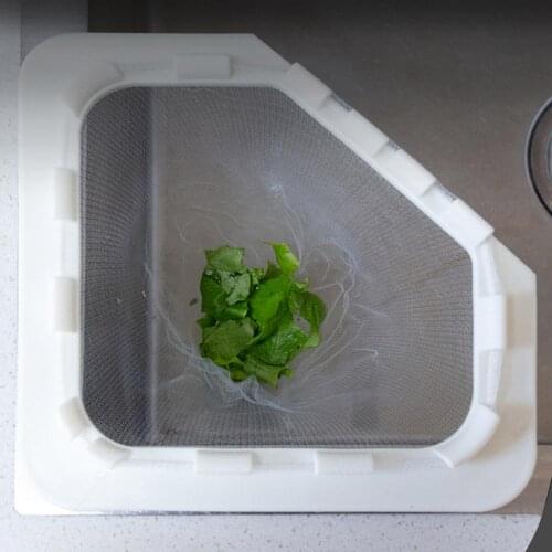 Kitchen Sink Filter Sets Leftovers Filter Bag Triangle Drain Rack Sink Strainer Kitchen Trash Sink Filter Mesh Anti-clogging