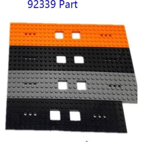 Wholesale 2Pcs/lot Train Truck Floor 6X28 Base Plate MOC Building Block Toy Compatible with Technic Train 10254 City 92339 Parts