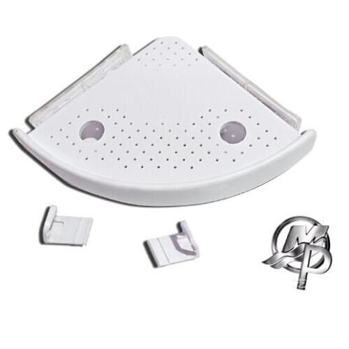 Bathroom Shelf Qrganizer Snap Up Corner Shelf Caddy Plastic Corner Shelf Shower Storage Wall Holder Shampoo Holder YH1619