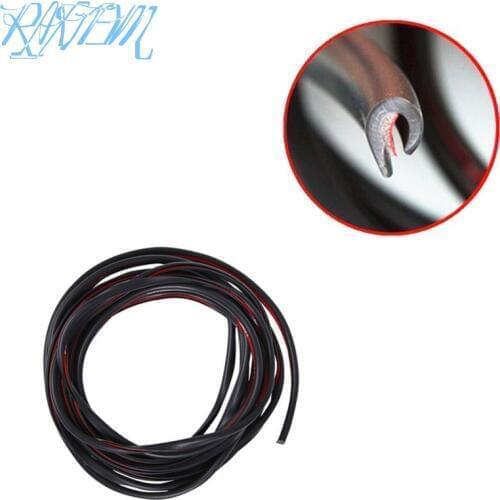 5M"U"Type Car Door Rubber Seal Sound Insulation Sealing Strip For Dacia duster logan sandero stepway lodgy mcv 2 dokker