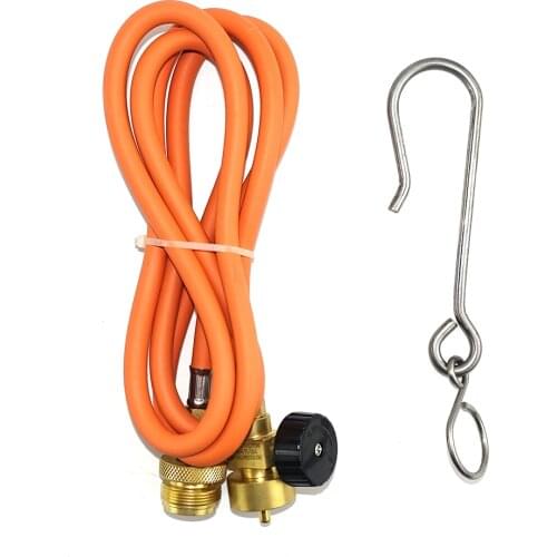 Gas Braze Welding Torch Hose CGA600 1.5m (5ft) Hose and Belt Hook for MAPP Torch Extension Kit