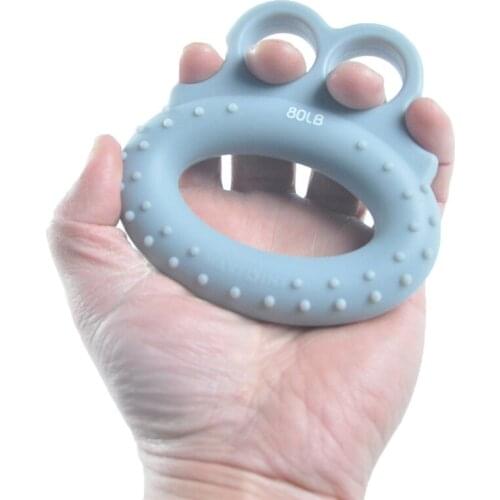 Silicone Hand Expander Hand Gripper Ring Resistance Band Finger Stretcher Exercise Forearm Wrist Training Carpal Finger Pow