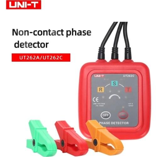 UNI-T UT262A non-contact phase detector sequence recognition judgment tester clamp ammeter multimeter buzzer UT262C