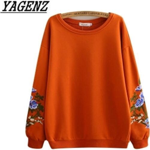 YAGENZ Women's Sweatshirts With Long Sleeves