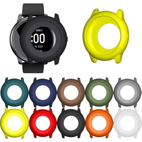 1Pc Protective Case Cover For Xiaomi Haylou solar LS05 Screen Protector Anti-Fall Silicone Protector Bumper Smart Watch Dropship