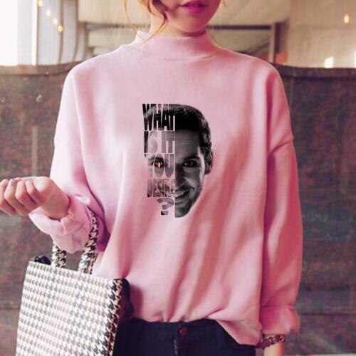 Lucifer morningstar hoodies women japanese sweatshirt female female fleece fleece sweat shirt sweatshirt oversized korean style