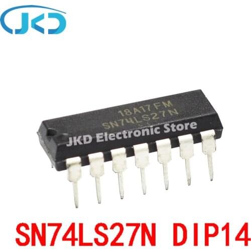 10pcs SN74LS27N 74LS27N 74LS27 DIP-14 New and Original IC