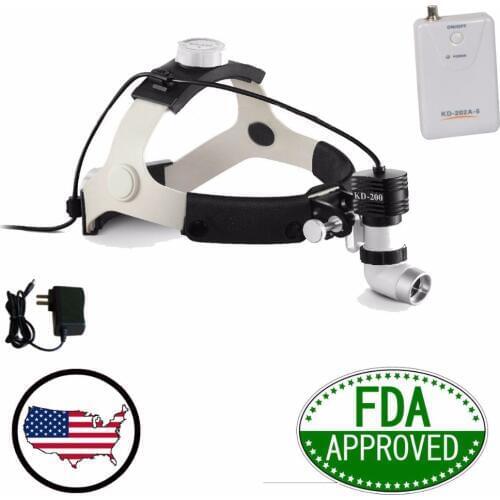 5W 80000lx LED Surgical Headlight High-power Medical Dental Head Lamp FDA NQA KD-202A-6