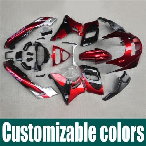ABS Injection Fairing Bodywork Panel Kit Set Fit for Kawasaki ZZR400 1993-2007