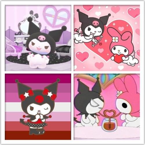 Diy diamond painting rhinestone embroidery mosaic cross stitch cartoon dog rabbit unicorn mouse elf animal home decoration child