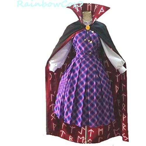 RainbowCos0 Free Shipping Cosplay Costume Toho Project TouHou Project Usami Sumireko Uniform Uniform Game Anime Halloween