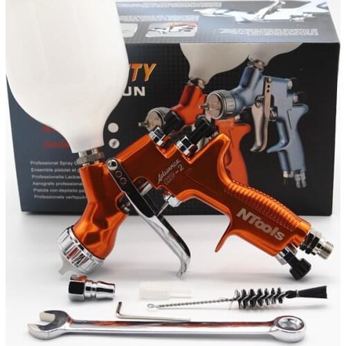 Free shipping from stock, HVLP spray gun gravity feed spray gun, automatic spray paint 1.3mm nozzle waterborne air spray gun