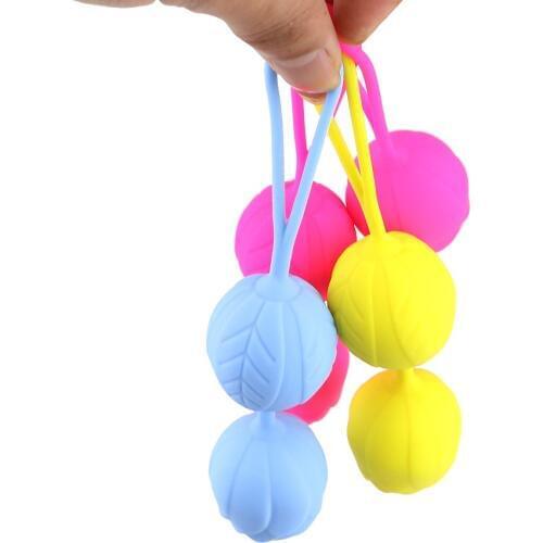 Safe Silicone Rose Kegel Ball Ben Wa Ball Vagina Tighten Exercise Vibrator Sex Toy for Women Vaginal Geisha Ball Smart Ball