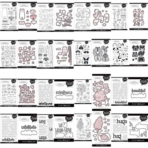 CH 2021 New Arrival Cute Animals Stencils die and stamps for DIY Scrapbooking/photo Album stamp Decorative Embossing Die