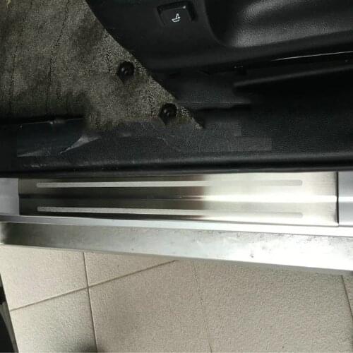 For Toyota Prius 2016 2017 2018 Stainless Exterior Door Sill Scuff Plate Pedal Welcome Pedal Car Styling Atuo Accessories Nologo