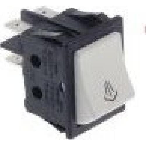 MARZOCCO L285/2 WHITE BIPOLAR PUSH-BUTTON 16A 250V