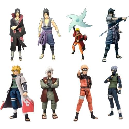 NARUTO Uzumaki Naruto Jiraiya Uchiha Sasuke Hatake Kakashi Collectible doll hand-made computer desk decoration birthday gift toy