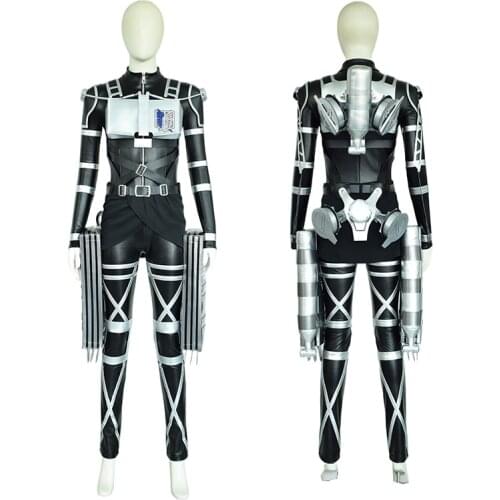 New Anime Attack on Titan Shingeki no Kyojin The Final Season Survey Corps Levi/Eren Cosplay Costume Women Men Halloween Costume