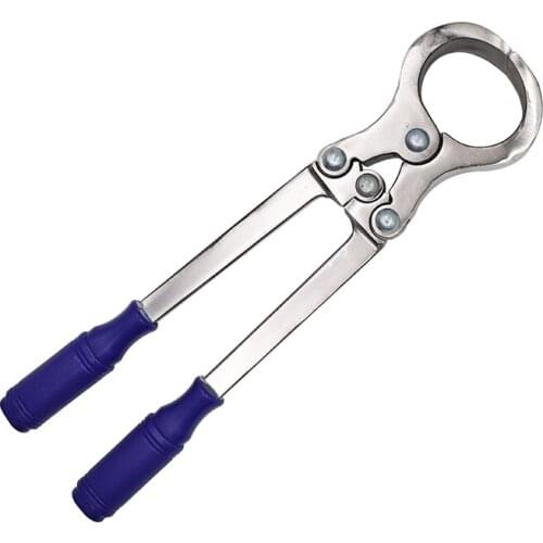 Sheep Castration Pliers Stainless Steel Bloodless Castration Clamp Cattle Goat Wether Pliers Carbon Castration Pliers 1pcs