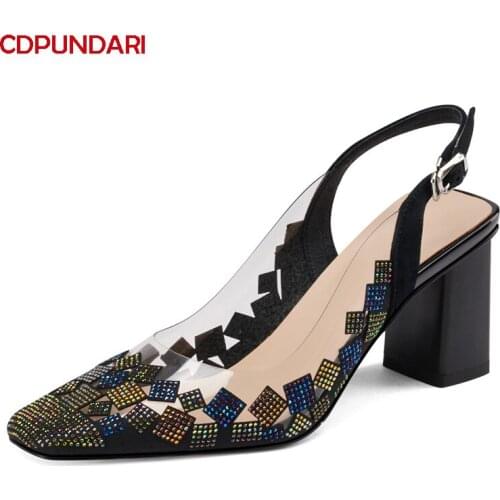 Mixed Colors PVC Sexy High heels Sandals Women Summer Party Shoes Ladies Sandales Femmes été nouveau 2021 Sandalias Mujer