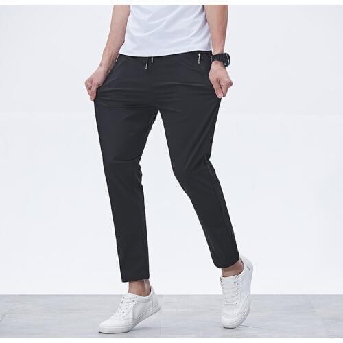 2021 Autumn Outdoor Men Casual Pants Active Mens Exercise Physical Trousers Male Solid Color Sweatpants Pants Comfortable 8XL