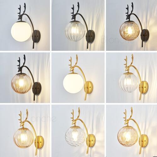 Modern Iron Art Wall Lamp Gold/black Wall Lights for Home Living Room Bedroom Bedside Kitchen Lighting Decor Sconces Luminaire