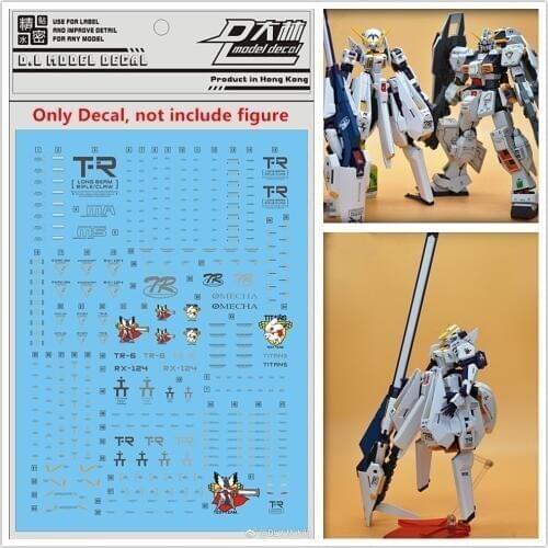 D.L high quality Decal water paste For Bandai TR series MG 1/100 RX-124 TR-6 Woundwort Gundam UC26 DL108