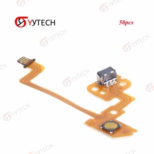 YYTECH 50pcs L Button Key Ribbon Flex Cable Replacement for Switch NS Repair Parts