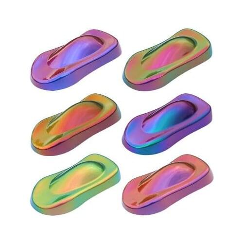 1g /Lot Bulk Magic Special Effect Pigment Powder Paint auto Coating 2-4 Colorshift Chameleon Pigment Paint