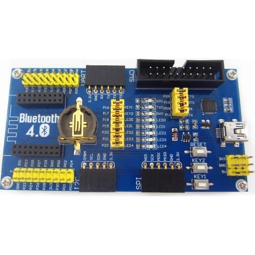 1PCS BLE4.0 Bluetooth NRF51822 Module 2.4G Wireless Communication Module Mother Board Expansion Development Board Kit