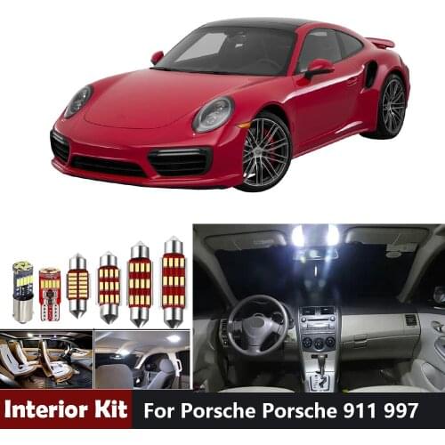 15Pcs Error Free Canbus LED Interior Bulb Lighting Kit for Porsche 911 996 Series 1998-2005 Dome Map Glove Box Door Lights