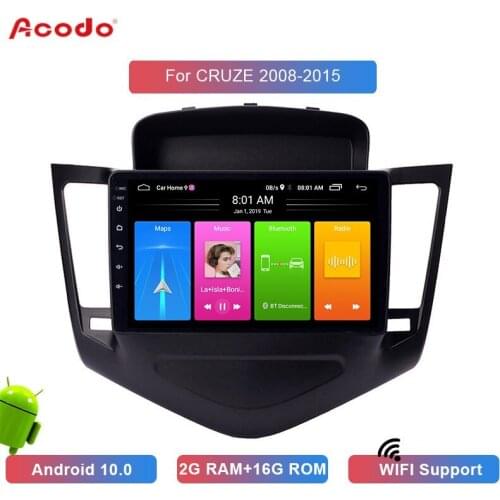 ACODO 2+16G Android 10.0 Car Radio Multimedia Player For Chevrolet CRUZE 2008-2015 Navigation GPS 2 din