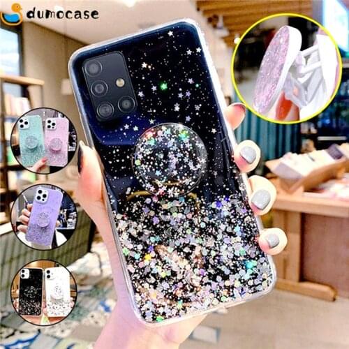 Star Bling Glitter Case For Xiaomi Poco F3 M3 X3 Pro Redmi Note 10 9 S Case For MI 10T Note 10 Lite Redmi Note 10 8 7 Pro Cover