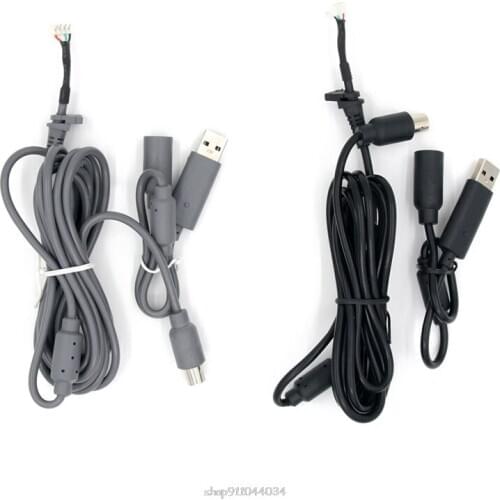 4 Pin Wired Controller Interface Cable With W/ USB Breakaway For XBOX- 360 controller Accessories D03 20 Dropship