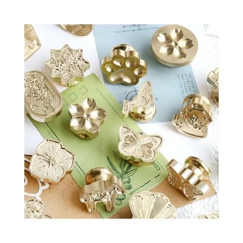 Creative kawayi Sewing Machine Special-shaped Wax Seal StampFire Lacquer Seal Head Wedding Greeting Card Wax Seal