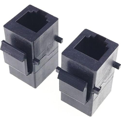 5 pcs Jack Modular Coupler Connector Jack 6P6C RJ11 To Jack 6P6C RJ11 Unshielded