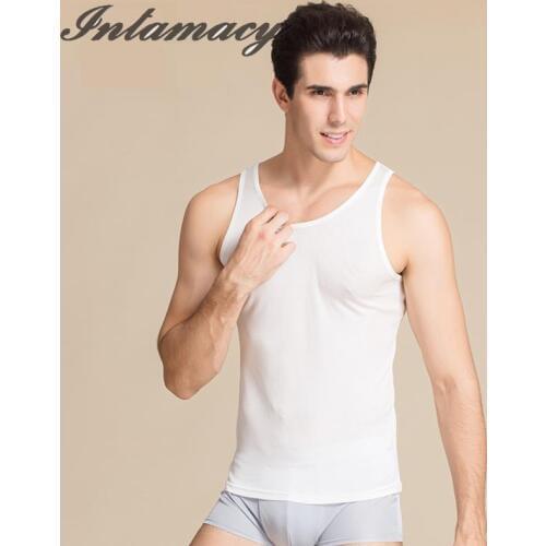 Mens 100% Real Silk Vest, Pure Silk, Double Jersey, Mens Sleeveless Silk Tank Tops