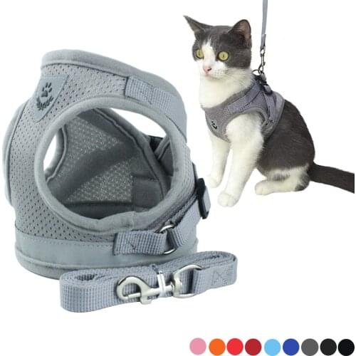 Dog Harness Leash Set for Small Medium Dogs Cat Harnesses Vest Puppy Chest Strap Pug Chihuahua Bulldog Dog Accessories