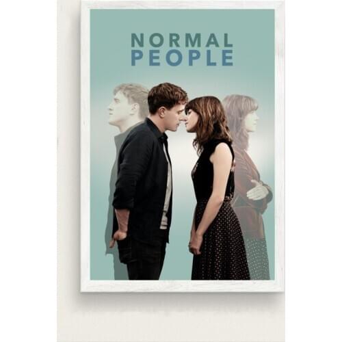 Normal People poster Home poster decoration painting white copper plate paper printing