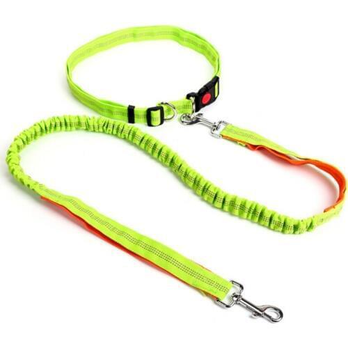 Pet Dog Running Leashes Hands Freely Great for Walking ,dog leash Rope with reflective Jogging dog collars leash CL109