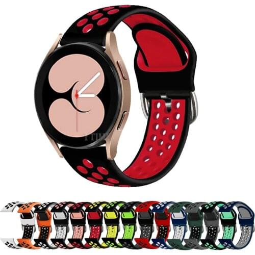 Sports silicone strap For Samsung Galaxy Watch4 Classic 46mm 42mm Replacement Band Galaxy Watch 4 44mm 42mm Watchband