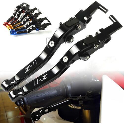 Motor Fold For Honda X-11 1999 2000 2001 2002 X11 X 11 Motorcycle CNC Aluminum Adjustable Folding Extendable Brake Clutch Levers