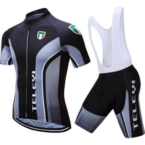 Teleyi 2018 Short Sleeve Pro Racing Cycling Jersey Ropa Ciclismo Mountain Bike Jersey Clothes quick Dry Bicycle Cycling Clothing