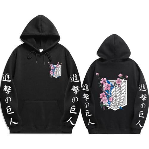 Hot Japan Anime Attack On Titan - Levi Hoodies Print Harajuku Sweatshirt men women Sportswear Long Sleeve Loose Pullovers Hoodie
