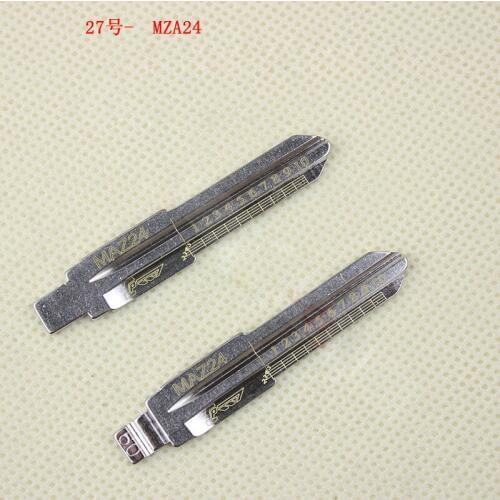 NO.24 MAZ24 Replacement Key Blade for Mazda Car Key Blanks with scale mark