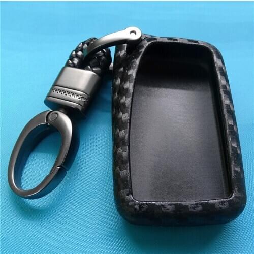 1 Pcs Carbon Fiber Silicone Style Car Key Case Auto Car Accessories Remote Protector Cover Holder Fit For Lexus NX 2015-2020