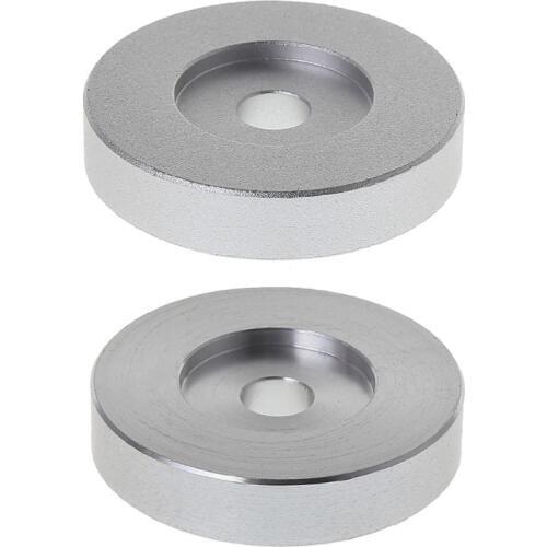 1 Pc Record Turntable Adapter 45 RPM Aluminum Silver for 7" Vinyl Technics SL1200 Series