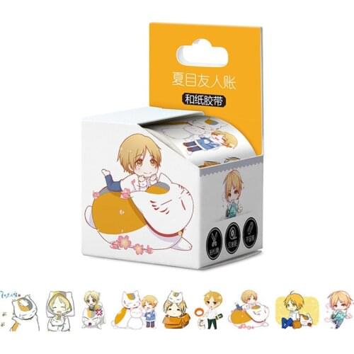 10 boes/lot Anime Natsume Yuujinchou Tape TOY Washi Tape Paper Hand account sticker toy gift