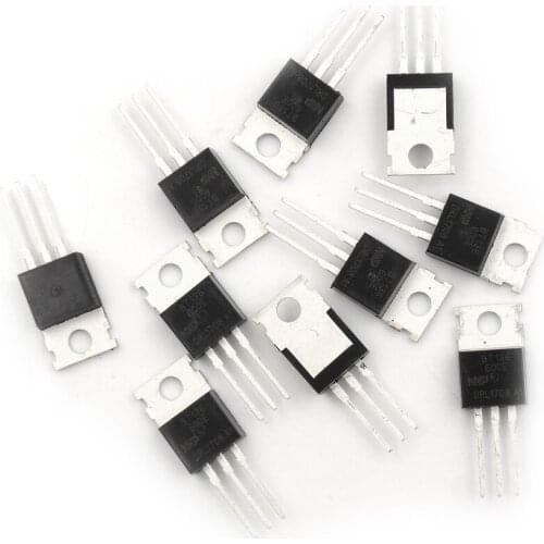 10 Pcs BT136-600E BT136-600 BT136 Triacs Thyristor TO-220 New Whosesale