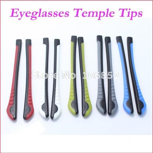 200pcs ET-004 Double Colors Anti Slip Eyeglasses Glasses Temple Tips Accessories For Optical Frame Temples
